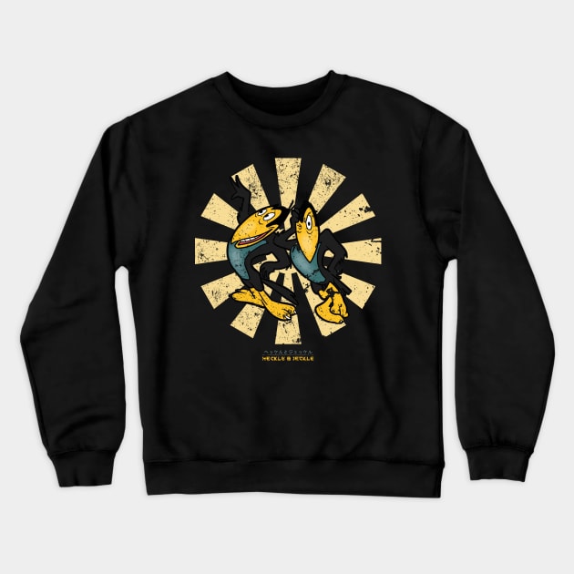 Heckle And Jeckle Retro Japanese Crewneck Sweatshirt by Nova5